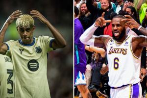 星空体育-王储→国王世体：亚马尔模仿詹姆斯庆祝，他已准备当足坛KING